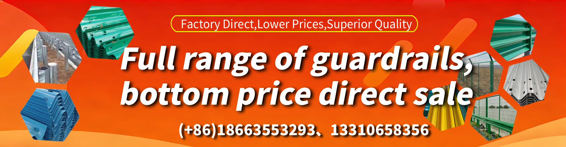 Orange W Beam Guardrail Manufacturer